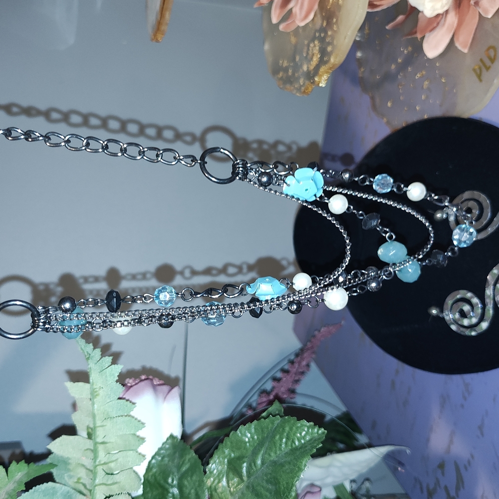 Elegant Multi-Color Beaded Necklace